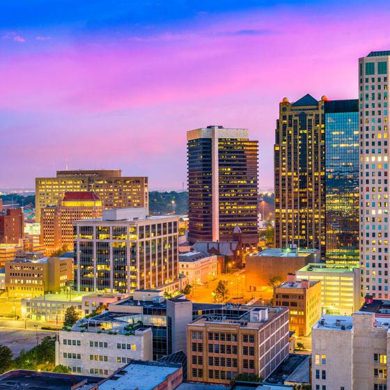 Birmingham, Alabama downtown skyline